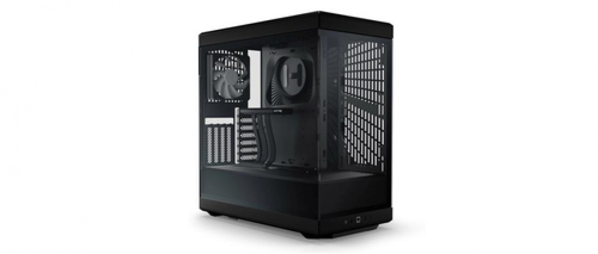 Gabinete Hyte Y40 Midi Tower, 2x Ventiladores, sin Fuente, Negro
