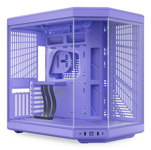 Gabinete Hyte Y70 Midi Tower, PSU No, Violeta