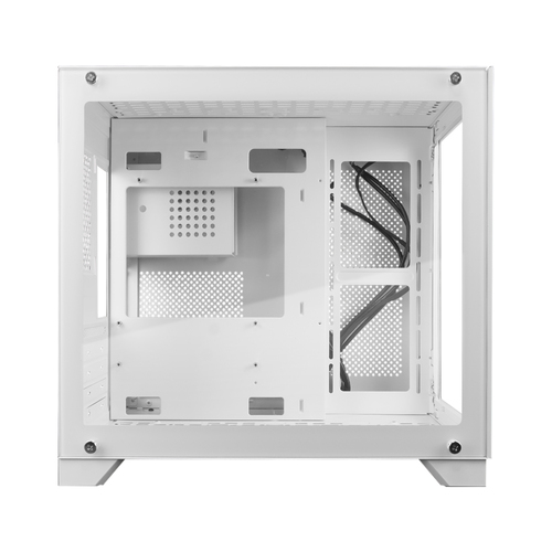 Gabinete Game Factor CSG570, Ventana Lateral, RGB, Ventiladores Traseros 1x 120 mm, Blanco