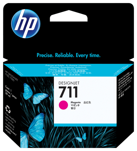 Cartucho de Tinta HP 711 Magenta 29ml Original