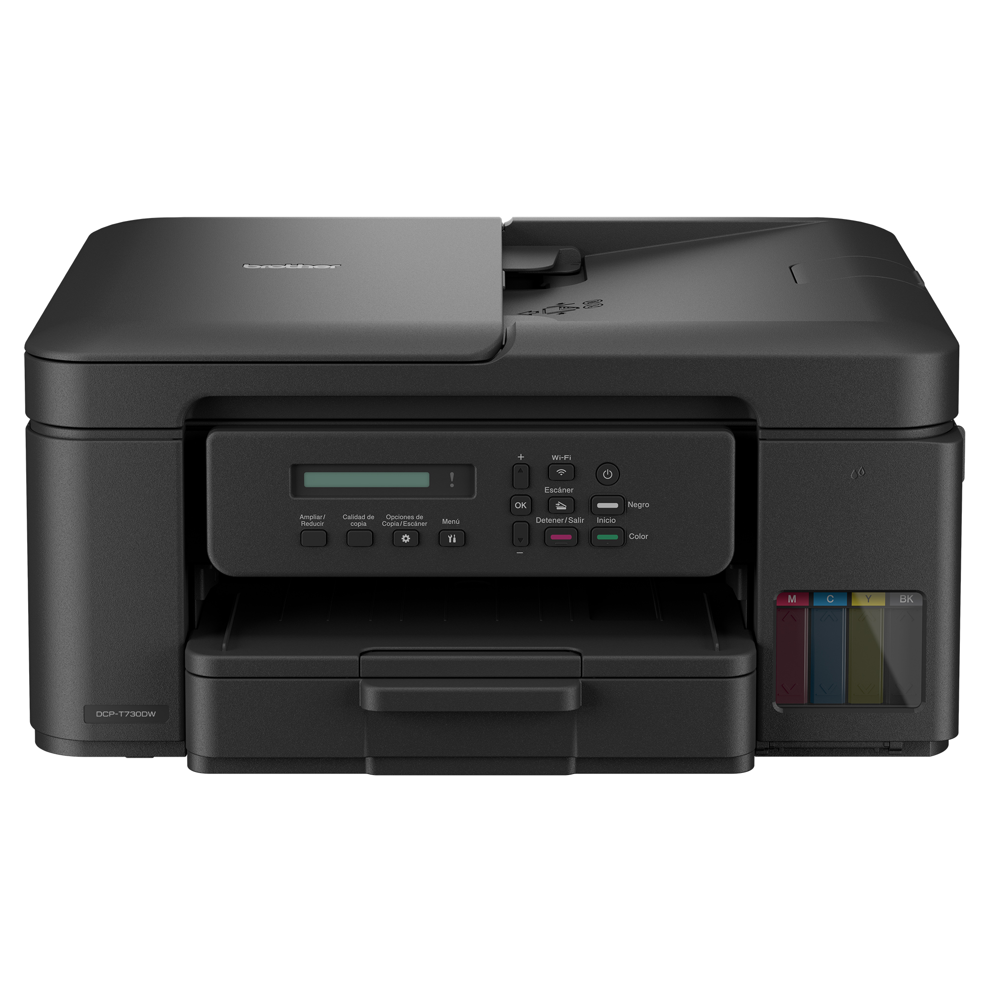 Multifuncional Brother DCP-T730DW Inkbenefit Tank, Inyeccion de Tinta a Color, Duplex Automatico, Adf 20 Hojas, WiFi Doble Banda, USB 2.0.