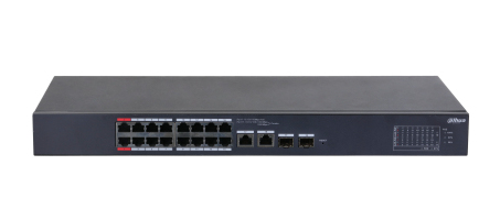 Switch Dahua Technology DH-CS4218-16ET-135 Gestionado, L2, RJ-45 18, Gigabit Ethernet (10/100/1000), Negro