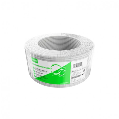 Bobina Dahua, Cat5e, UTP, 100 Metros, con Cubierta Fr-pvc, Interior, Blanco