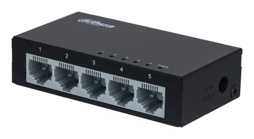Switch Dahua Technology Access DH-PFS3005-5ET No Administrado, L2, RJ-45 5, Fast Ethernet (10/100), Negro