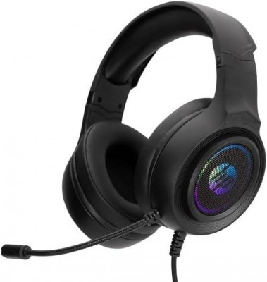 Audífonos HP DHE-8008U Diadema, Alámbrico, USB, Negro