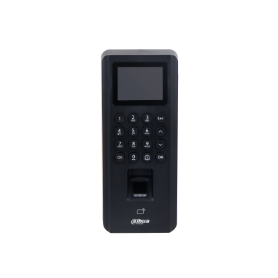 Control de Acceso Dahua Technology DHI-ASI2212J-D Lector de Huella, 3000 Huella(s), 5000 Usuario(s), con Lector de Código de Acceso, con Lector de Tarjeta, Pantalla 6.1 cm (2.4"), LCD, Teclado Int...