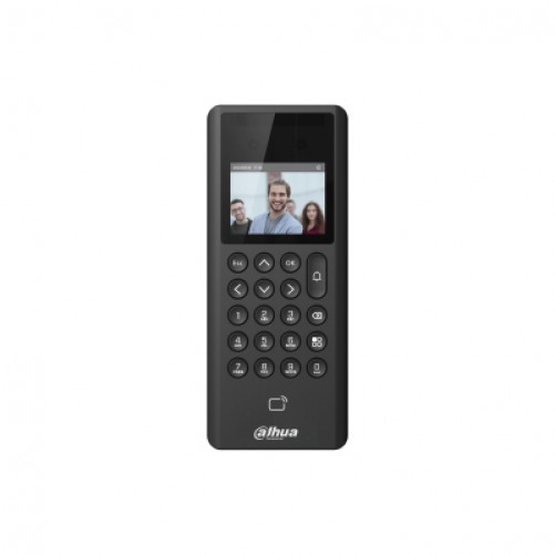 Control de Acceso Dahua Technology DHI-ASI3203E Lector de Huella No, con Lector de Código de Acceso, con Lector de Tarjeta, Pantalla 6.1 cm (2.4"), con Conectado a PC, Color Negro