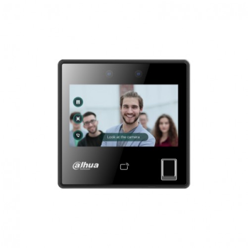 Control de Acceso y Asistencia Dahua, Reconocimiento Facial, LCD, Pantalla Touch 4.3", 3,000 Rostros, 5,000 Huellas, 3,000 Tarjetas, WiFi
