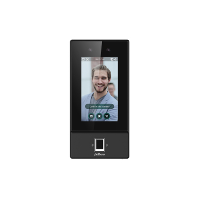 Control de Acceso/ Dahua/ DHI-ASI6214S-D/ con Reconocimiento Facial/ Pantalla de 4.3 Pulgadas/ Camara 2 Mp/ 6.000 Usuarios/ 6.000 Rostros/ 6.000 Contrasea‘as/ 6.000 Huellas Dactilares/fact
