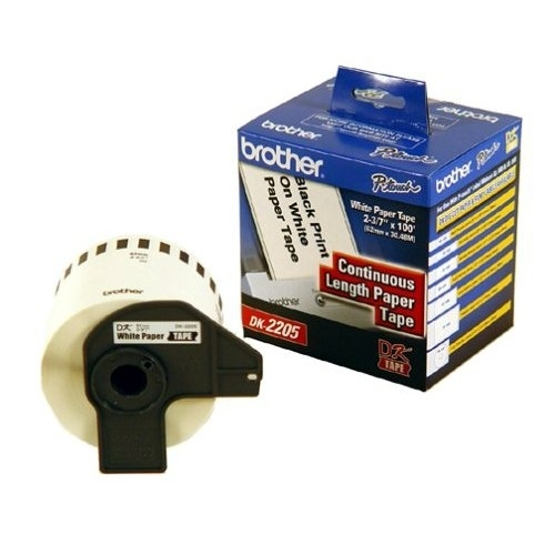 Cinta DK-2205 (dk-2205) para Impresora de Etiquetas Brother QL-700 62mm X 30.4m Original