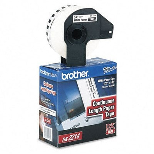 Etiquetas para Impresora Brother DK2214, Blanco, Dk, 1-1/7" X 100 ft