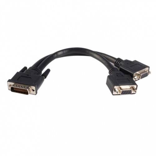 Adaptador Vídeo Startech.com Dms a 2 x VGA (d-sub), 0.2 m, Negro