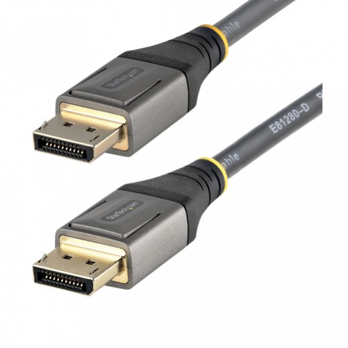 Cable Displayport Startech.com Displayport 1.4, 5 m, Gris, Negro