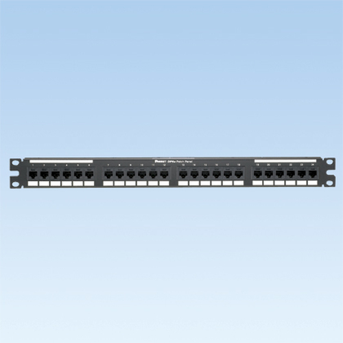 Panel de Parcheo de Impacto (110), Plano, Categora­a 6, de 24 Puertos, 1UR