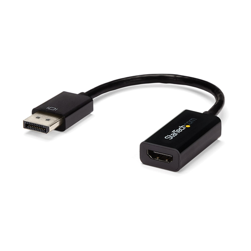 Adaptador Vídeo Startech.com Displayport a HDMI Tipo A (estándar), 0.15 m, Negro