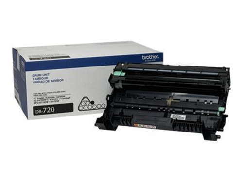 Unidad de Tambor Brother DR-720 Negro para HL-5440D/5450DN/5470DW/6180DW, DCP-8110DN/8150DN/8510DN, MFC-8710DW/8910DW/8950DWT, Rend Aprox 300 Original