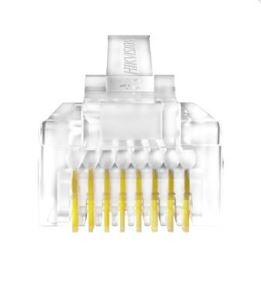 Conector Hikvision DS-1M5EUA-30U RJ-45, Color Transparente, Categoría Cat5e