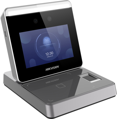 Control de Acceso Hikvision DS-K1F600U-D6E-F Lector de Huella, 20000 Huella(s), Lector de Código de Acceso No, con Lector de Tarjeta, 20000 Tarjetas, Pantalla 10.1 cm (3.97"), Color Negro