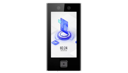 Terminal Facial Min Moe WiFi / Lector de Qrs Fa­sico de Alta Velocidad / 6,000 Rostros / Pantalla 7" / Administrable en la Nube con Hik-connect 6 / Exterior IP65 / LED Rojo/verde Indicador de Acces...