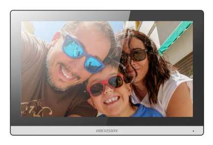 Monitor IP Hikvision, 7 Pulgadas para Videoportero Hibrido, WiFi, Touch Screen Compatible con Modelo DS-KIS312-P