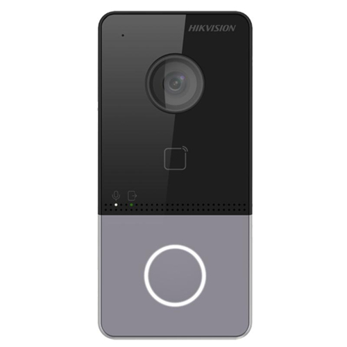Videoportero Hikvision Ds-KV6113-pe1(c) Alambrico, 2 MP, Negro, Gris
