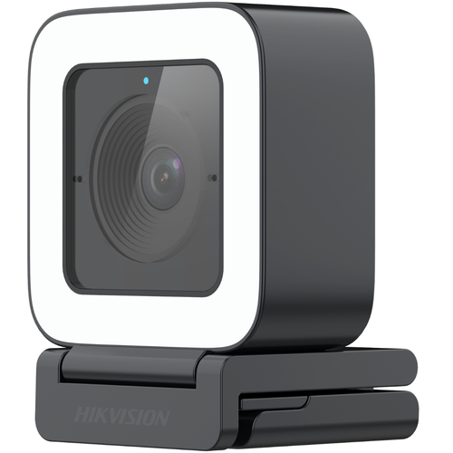 Camara Web Hikvision, 1080p, Aro de Luz, USB, Microfono, Reduccion de Ruido, Negro