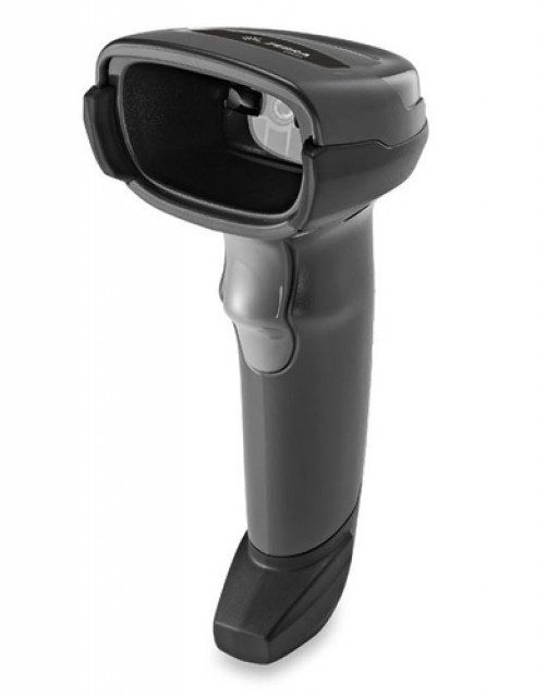 Lector de Codigo de Barras Zebra DS2208, 1D/2D, Laser, Alambrico, Interfaz USB, Incluye Base, Negro