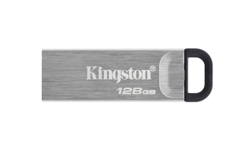 Memoria USB Kingston Datatraveler Kyson 128GB, 3.2 Gen 1, Color Plata (DTKN/128GB)