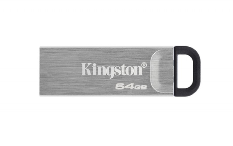 Memoria USB Kingston Datatraveler Kyson 64GB, 3.2 Gen 1, Color Plata (DTKN/64GB)