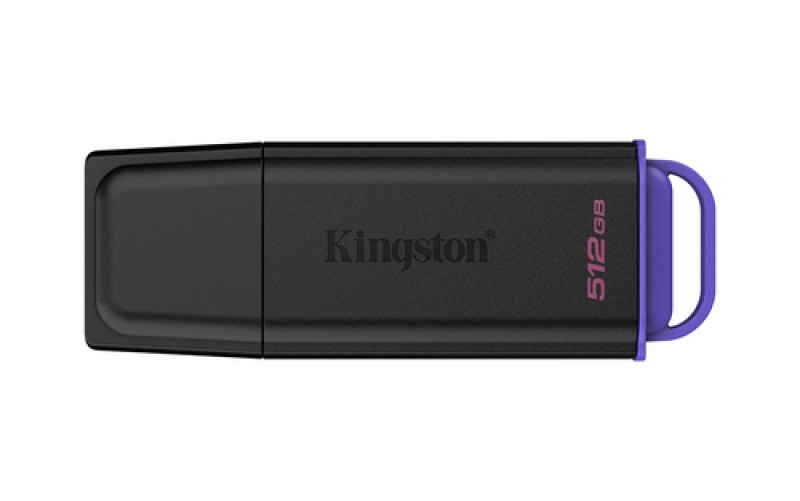 Memoria USB Kingston Technology Datatraveler Exodia 512 GB USB Tipo A, 3.2 Gen 1, Color Negro, Violeta