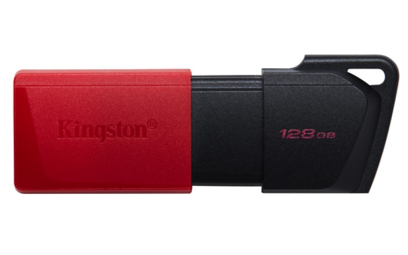 Memoria USB Kingston Datatraveler Exodia M 128GB USB Tipo A, 3.2, Color Negro, Rojo