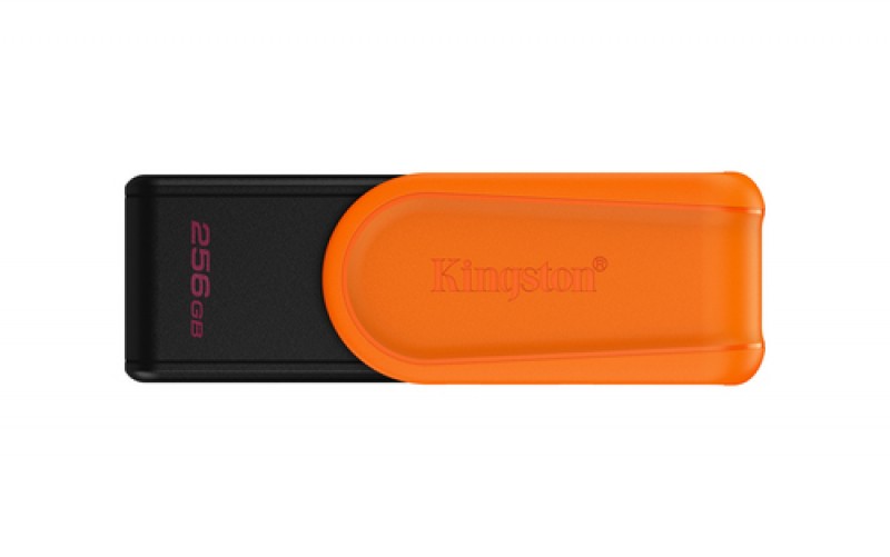 Memoria USB Kingston Datatraveler Exodia S, 256 GB, 3.2 Gen 1, Negro/naranja