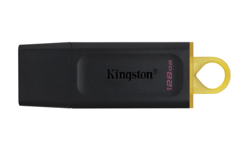 Memoria USB Kingston Datatraveler Exodia 128 GB, USB 3.2, Negro/amarillo