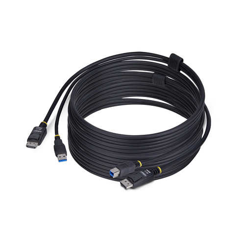Cables para KVM Startech.com USB, 3.1 m, Displayport + USB 3.2 Gen 1 Type-a, Displayport + USB 3.2 Gen 1 Type-b