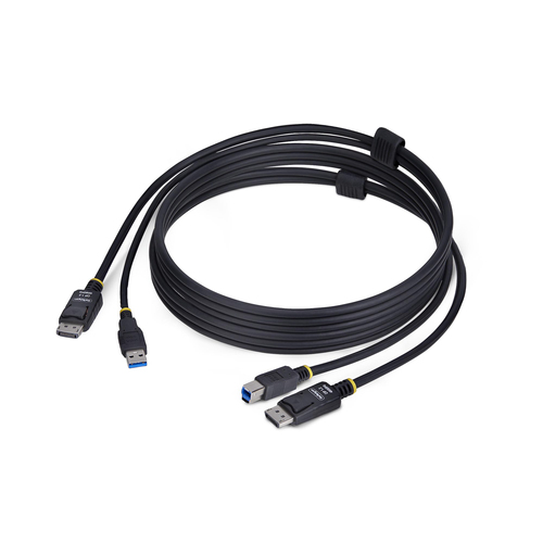 Cables para KVM Startech.com USB, 1.8 m, Displayport + USB 3.2 Gen 1 Type-a, Displayport + USB 3.2 Gen 1 Type-b