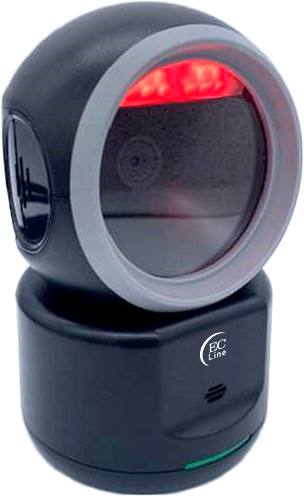 Lector de Codigo de Barras Ecline EC-2600-2D, Tipo De Escaneo 1D/2D, Sensor Cmos, Alambrico, USB, Color Negro