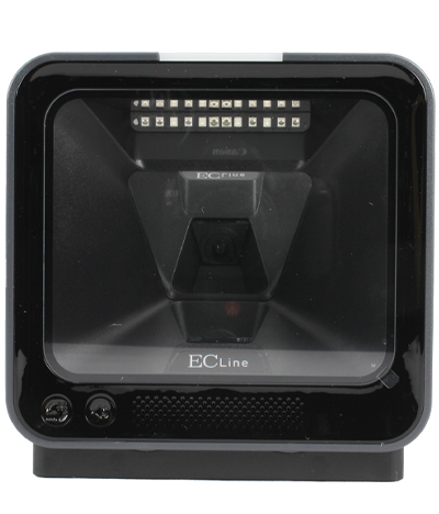 Lector de Codigo de Barras, Ec Line EC-2D-2800, Negro, Laser, 1D y 2D, USB