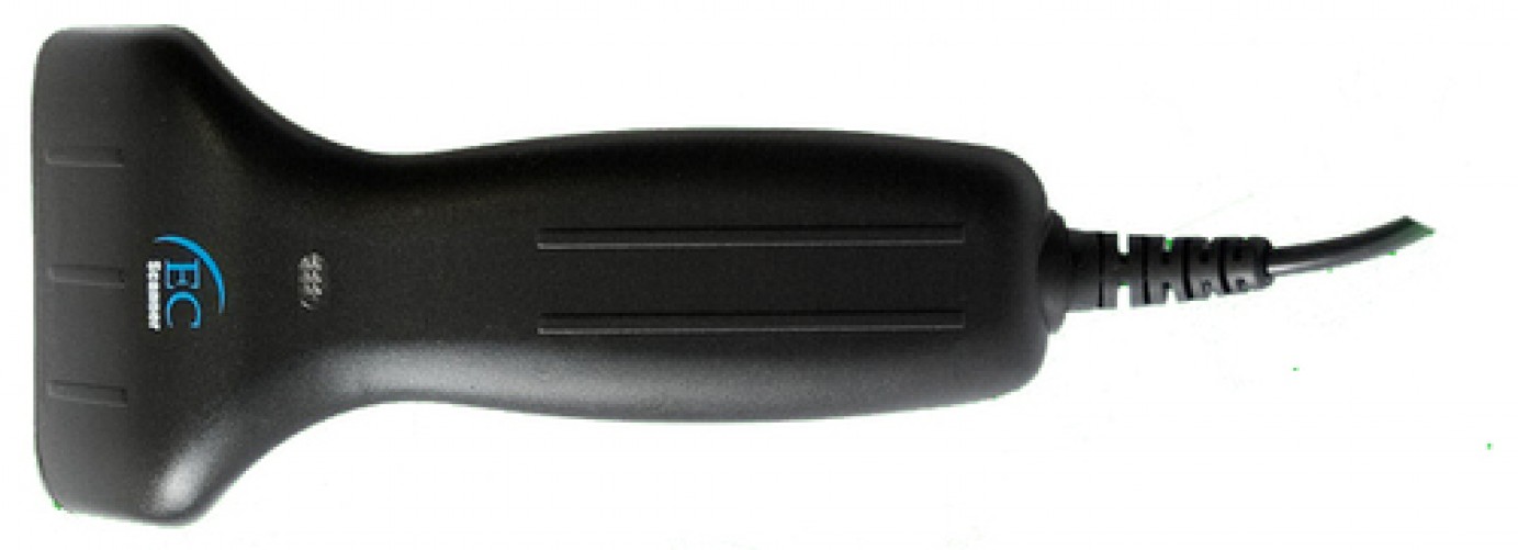 Lector de Codigo de Barras Ec Line EC-CD-8100 Interfaz PS/2, Color Negro