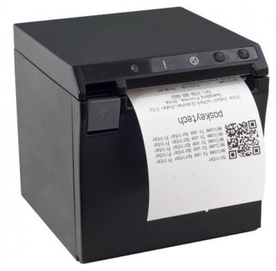 Miniprinter Termica Ec Line, EC-PM-X30, Interfaz Ethernet, USB, Velocidad 300MM/SEG, Ancho de Impresion 80mm, Color Negro.