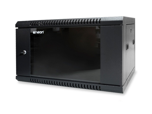 Rack Enson ENS-RKGB6U Tipo Rack o Bastidor Independiente, Capacidad del Rack 6U, Acero, Peso Max. 60 kg, Tamaño 48.3 cm (19"), Color Negro