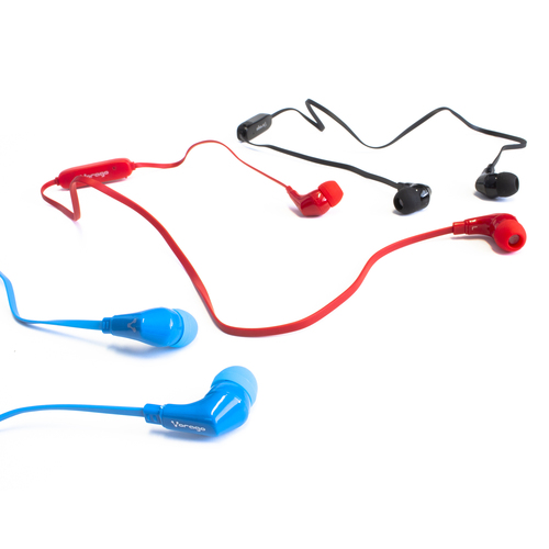 Audífonos Intrauditivos Vorago EPB-103-BL, Inalámbricos Bluetooth, Micrófono y Control, Almohadillas Intercambiables, Color Azul