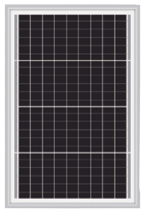 Modulo Solar 10W, 12 VCC, Monocristalino, 36 Celdas Grado a