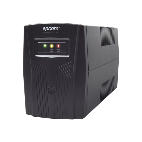 No Break Epcom EPU600L 0.6 kVA / 360 W, Entrada 150 V, 4 Salidas AC, Negro