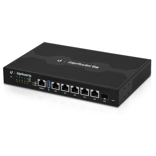 Ruteador Alambrico Ubiquiti Edgerouter 6p Ethernet WAN, Gigabit Ethernet, Puertos LAN 6