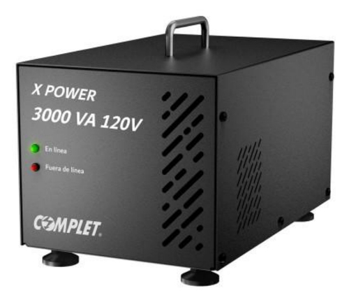 Regulador Electronico de Voltaje Complet Modelo X-power de 3000VA/3000W a 120V