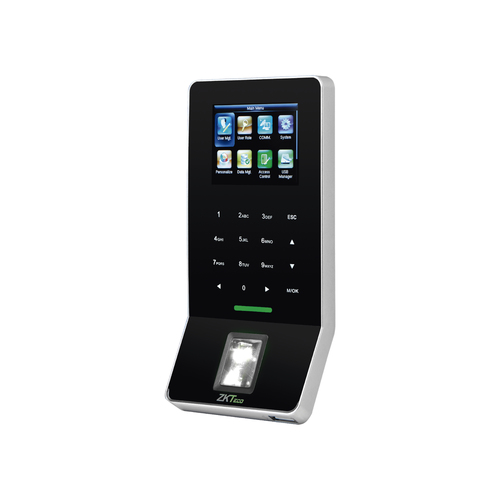 Control de Acceso Zkteco F22 Lector de Huella, 3000 Usuario(s), con Lector de Código de Acceso, Lector de Tarjeta No, Pantalla 6.1 cm (2.4"), Tft, con Teclado Integrado, con Conectado a PC, RS-232,...