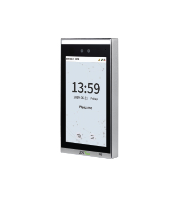 Control de Acceso Zkteco FACEDEPOT-7BL Lector de Tarjeta, Pantalla 17.8 cm (7"), Color Negro, Plata