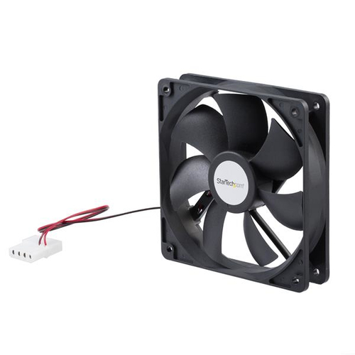 Ventilador para Gabinete Startech.com , 12 cm, 2000 rpm, Negro, de Plástico