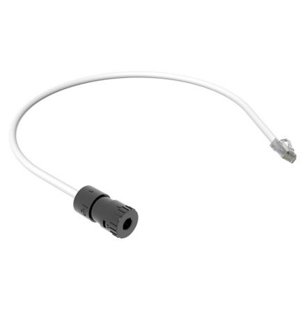 Patchcord Panduit FC-ICCP0.5MWH Cat6A, 0.5 m, U/UTP (UTP), Blanco