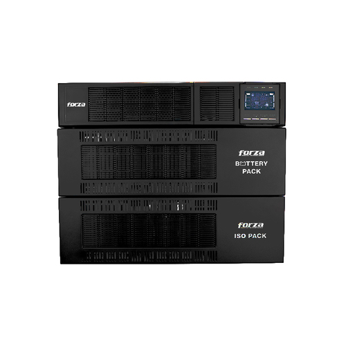 UPS Forza 10,000VA/10,000W Doble Conversia?n Negro Industrial y Oficina